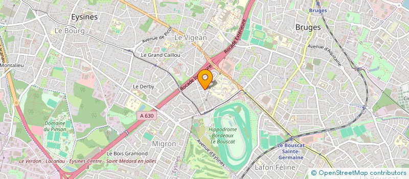 localisation de l'entreprise SCI DE LA PELLE  EYSINES