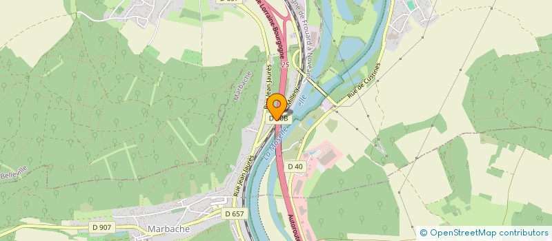 localisation de l'entreprise SCI DE LA PELLE DU FOUR  MARBACHE