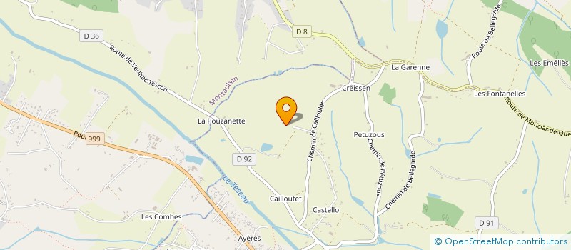 localisation de l'entreprise SCI DE LA PENTE D'EAU  SAINT-NAUPHARY