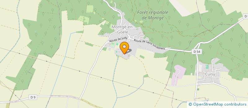 localisation de l'entreprise SCI DE LA PEPINIERE 3  MONTGE-EN-GOELE