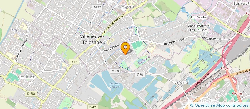 localisation de l'entreprise SCI DE LA PEPINIERE à VILLENEUVE-TOLOSANE