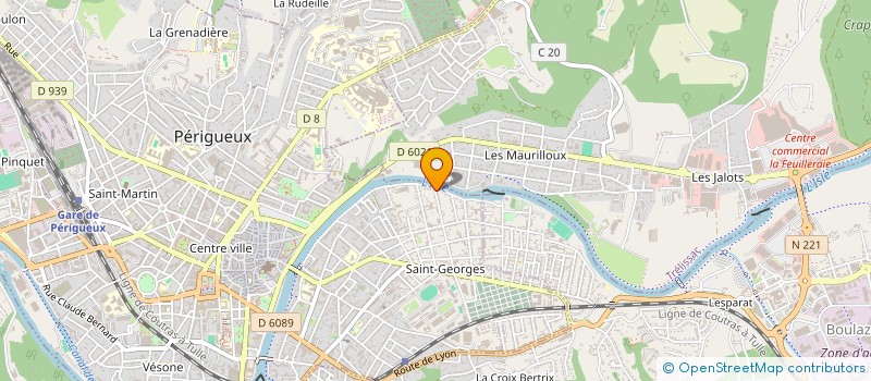 localisation de l'entreprise SCI DE LA PEPINIERE à PERIGUEUX