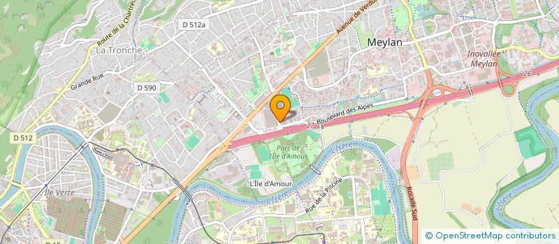 localisation de l'entreprise SCI DE LA PEPINIERE  MEYLAN