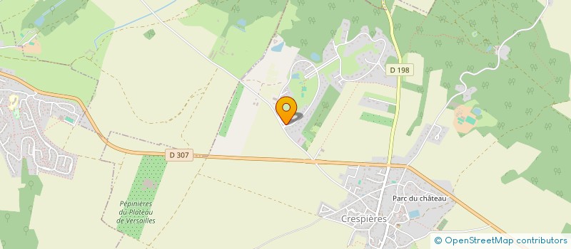 localisation de l'entreprise SCI DE LA PEPINIERE DE BOULEMONT  CRESPIERES