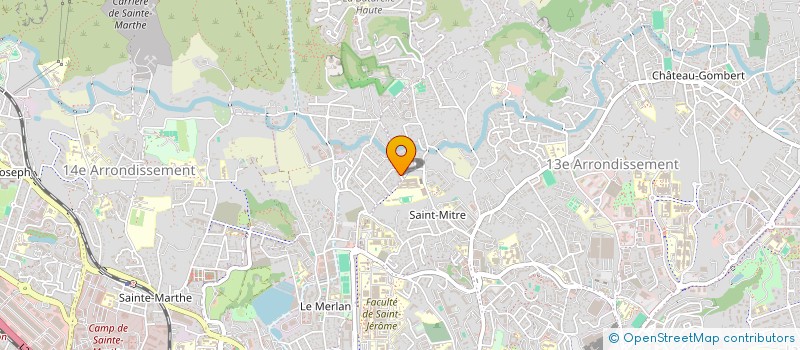 localisation de l'entreprise SCI DE LA PEPITE AU SOLEIL à MARSEILLE
