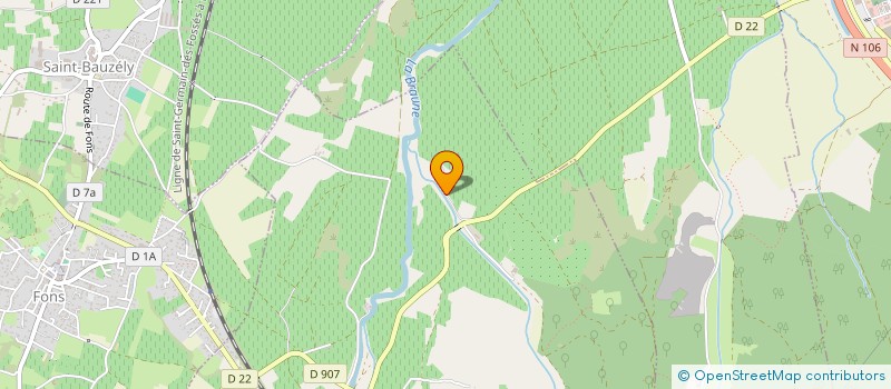 localisation de l'entreprise SCI DE LA PERDRIX  GAJAN