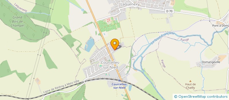 localisation de l'entreprise SCI DE LA PERLE REANA  LAQUENEXY