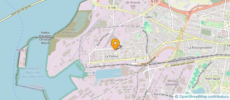 localisation de l'entreprise SCI DE LA PEROUSE  LA ROCHELLE