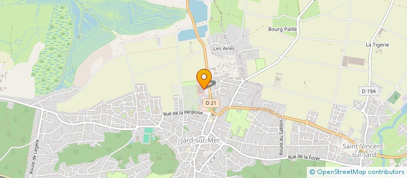 localisation de l'entreprise SCI DE LA PERPOISE à JARD-SUR-MER