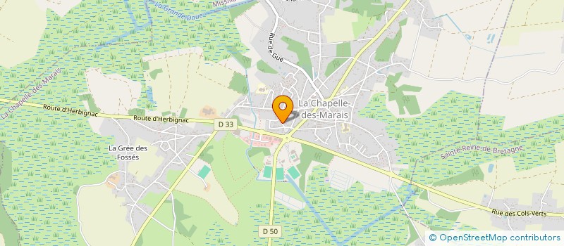 localisation de l'entreprise SCI DE LA PERRIERE  LA CHAPELLE-DES-MARAIS