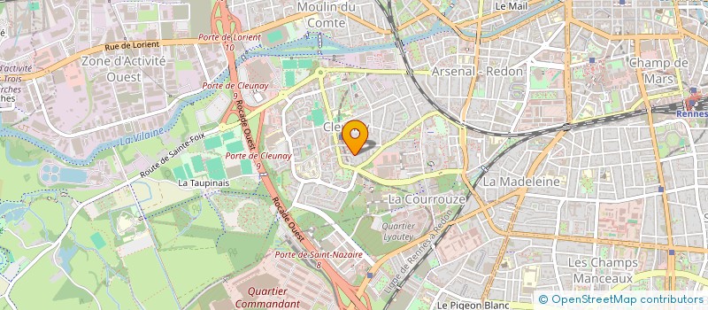 localisation de l'entreprise SCI DE LA PERRIERE à RENNES