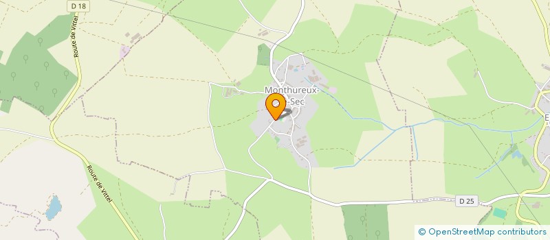 localisation de l'entreprise SCI DE LA PERRIERE  MONTHUREUX-LE-SEC