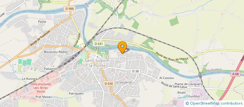 localisation de l'entreprise SCI DE LA PESCADOUYRE  SAINT-SULPICE-LA-POINTE