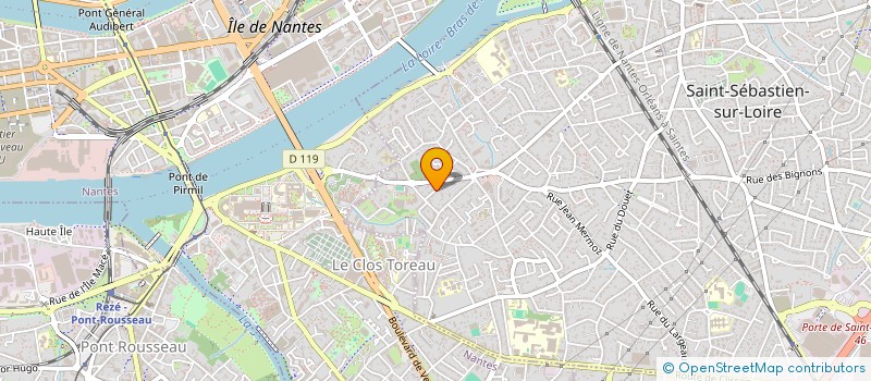 localisation de l'entreprise SCI DE LA PETITE AVENUE à SAINT-SEBASTIEN-SUR-LOIRE