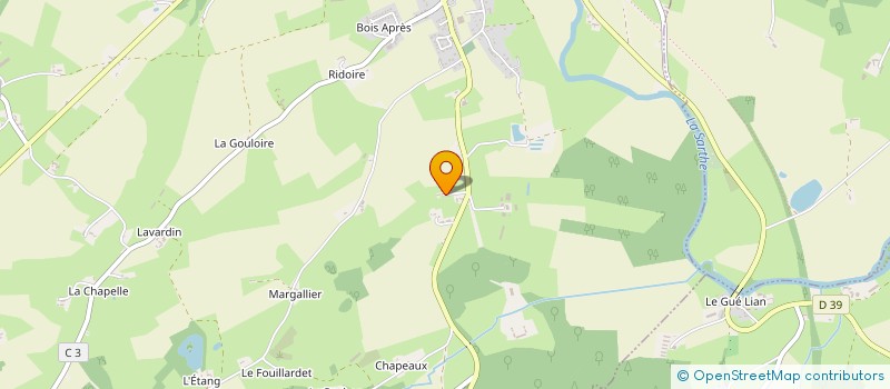 localisation de l'entreprise SCI DE LA PETITE BOULARDIERE  MOULINS-LE-CARBONNEL