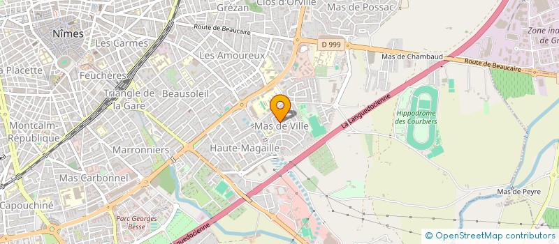 localisation de l'entreprise SCI DE LA PETITE CAMARGUE  NIMES