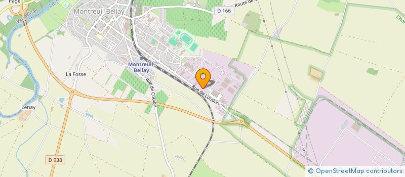 localisation de l'entreprise SCI DE LA PETITE CHAMPAGNE  MONTREUIL BELLAY