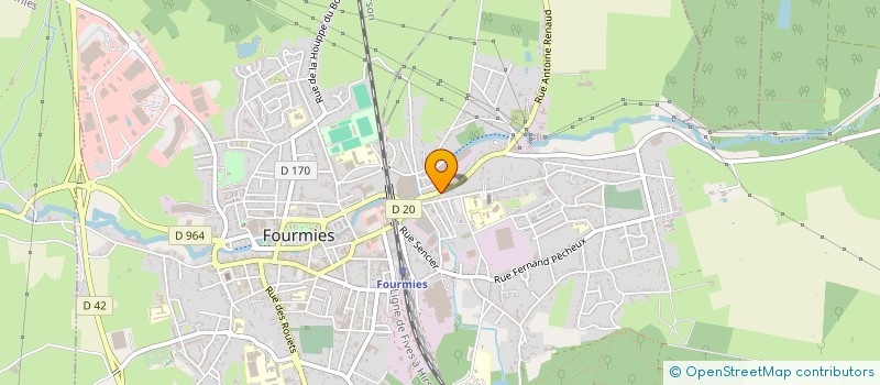 localisation de l'entreprise SCI DE LA PETITE CHAPELLE  FOURMIES