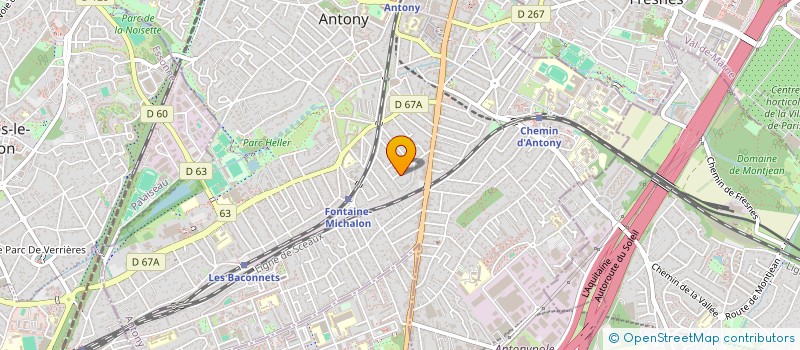 localisation de l'entreprise SCI DE LA PETITE CORNICHE à ANTONY