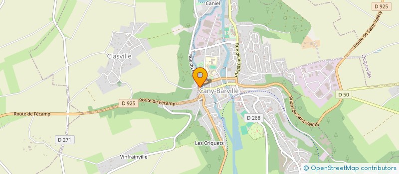 localisation de l'entreprise SCI DE LA PETITE COTE  CANY-BARVILLE