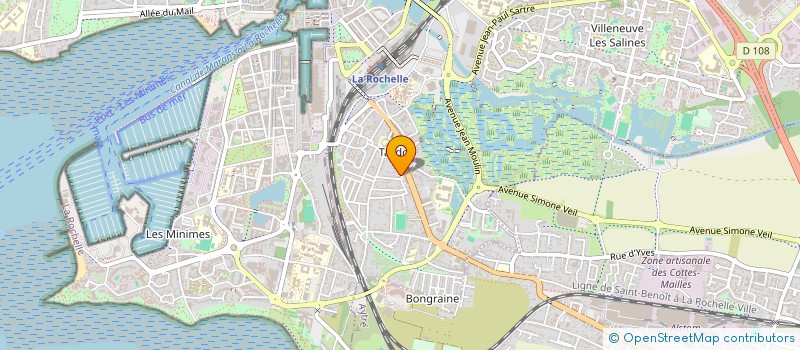 localisation de l'entreprise SCI DE LA PETITE FERTE  LA ROCHELLE