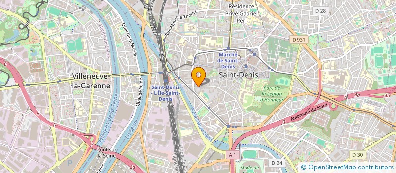 localisation de l'entreprise SCI DE LA PETITE FORET à SAINT-DENIS
