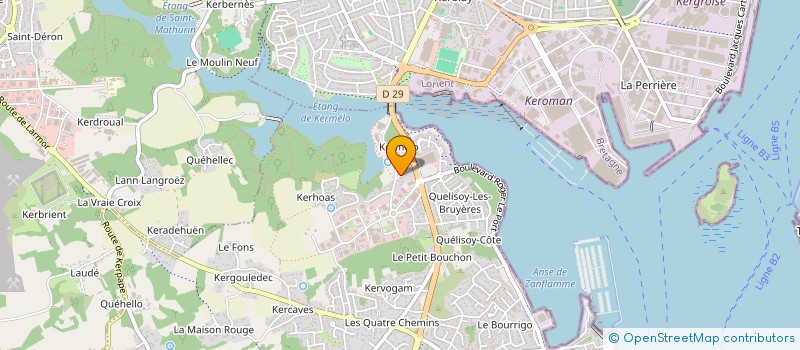 localisation de l'entreprise SCI DE LA PETITE GARE  LARMOR-PLAGE