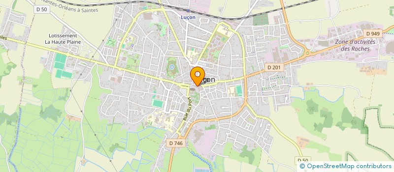 localisation de l'entreprise SCI DE LA PETITE GORRE  LUCON