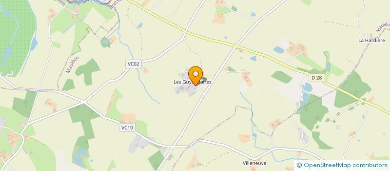 localisation de l'entreprise SCI  DE LA PETITE GUYONNIERE  MAULEON