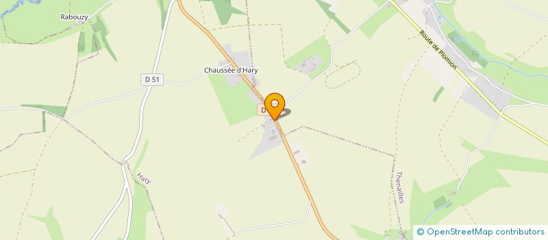 localisation de l'entreprise SCI DE LA PETITE HARY  HARY