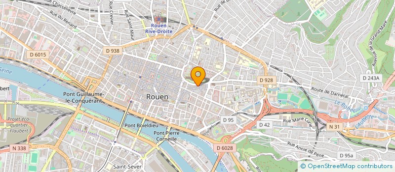 localisation de l'entreprise SCI DE LA PETITE HORLOGE à ROUEN