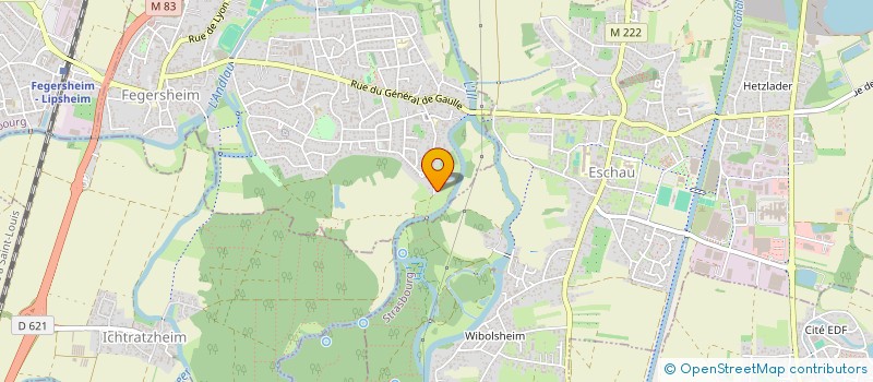 localisation de l'entreprise SCI DE LA PETITE ILL  FEGERSHEIM