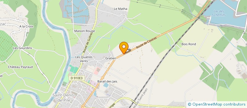 localisation de l'entreprise SCI DE LA PETITE MAISON  SAINT-AIGULIN