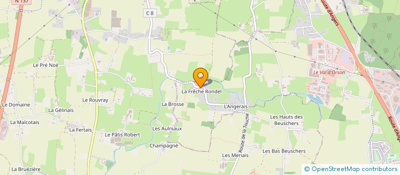 localisation de l'entreprise SCI DE LA PETITE MAISON  VERN-SUR-SEICHE