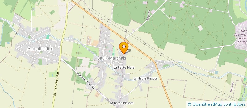 localisation de l'entreprise SCI DE LA PETITE MARE  SAULX-MARCHAIS