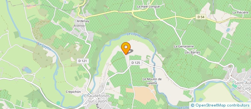 localisation de l'entreprise SCI DE LA PETITE MARZELLE  CHAUDEFONDS-SUR-LAYON