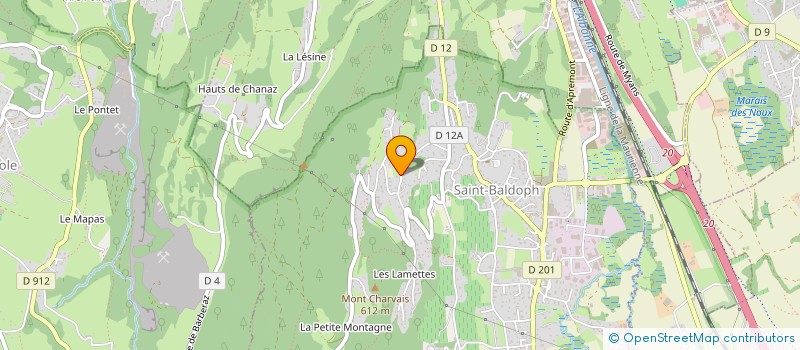 localisation de l'entreprise SCI DE LA PETITE MONTAGNE à SAINT-BALDOPH