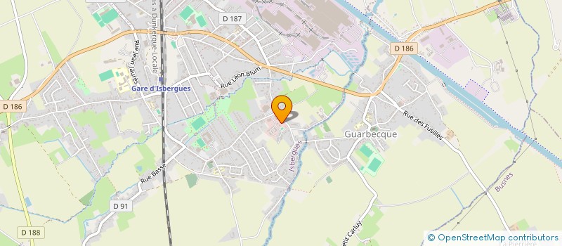 localisation de l'entreprise SCI DE LA PETITE MONTAGNE  ISBERGUES