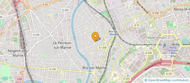 localisation de l'entreprise SCI DE LA PETITE MOTTE  BRY-SUR-MARNE