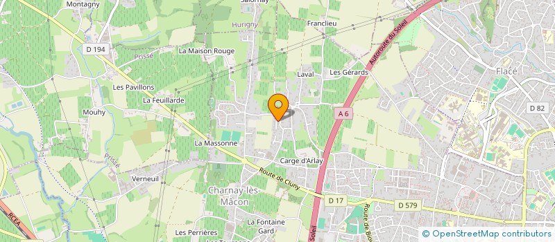 localisation de l'entreprise SCI DE LA PETITE MOUCHE à CHARNAY-LES-MACON