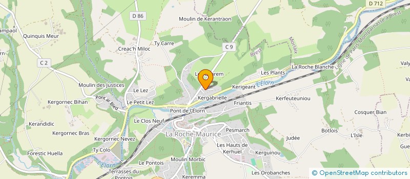 localisation de l'entreprise SCI DE LA PETITE PALUD  LA ROCHE-MAURICE