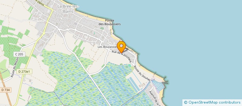 localisation de l'entreprise SCI DE LA PETITE PLAGE  LA BREE-LES-BAINS