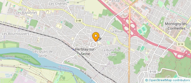 localisation de l'entreprise SCI DE LA PETITE RANGE  HERBLAY-SUR-SEINE