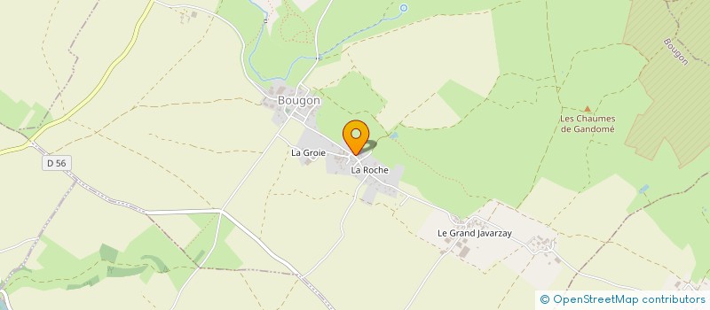 localisation de l'entreprise SCI DE LA PETITE ROULIERE  BOUGON