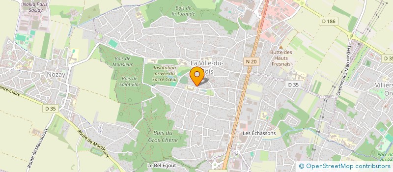 localisation de l'entreprise SCI DE LA PETITE TOUR à LA VILLE-DU-BOIS