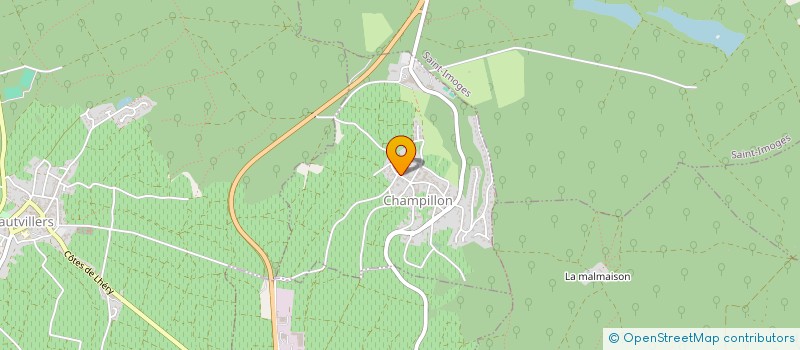 localisation de l'entreprise SCI DE LA PETITE VALLEE  CHAMPILLON