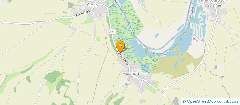 localisation de l'entreprise SCI DE LA PETITE VALLEE  MORCOURT