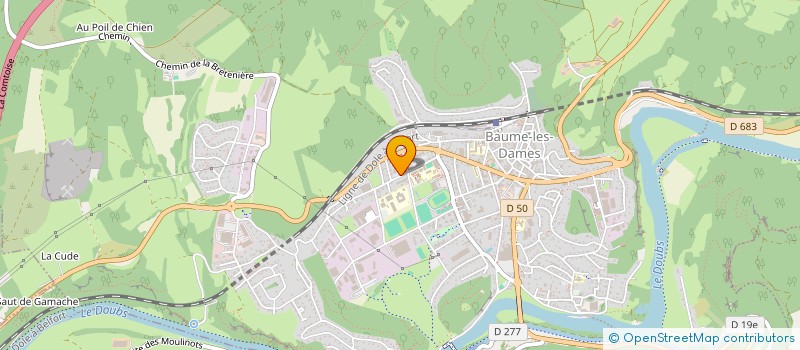 localisation de l'entreprise SCI DE LA PHARMACIE  BAUME-LES-DAMES