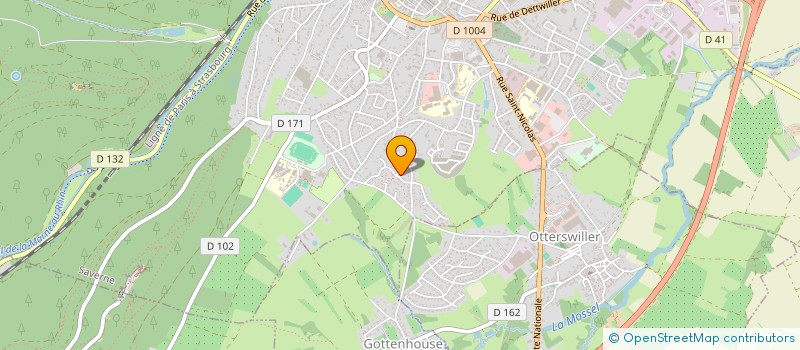 localisation de l'entreprise SCI DE LA PHARMACIE DU LION  SAVERNE