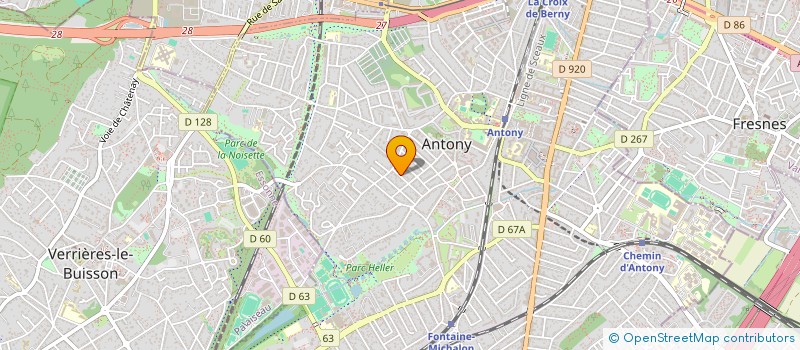 localisation de l'entreprise SCI DE LA PHARMACIE DU PARC à ANTONY